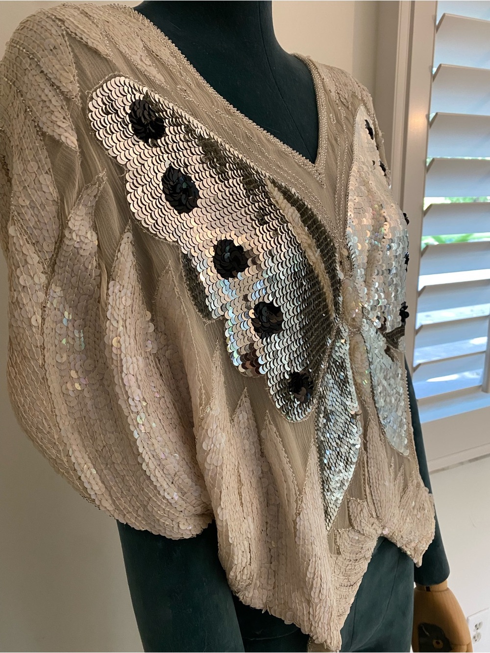 Vintage Sequin Butterfly RARE - Picture 8 of 12